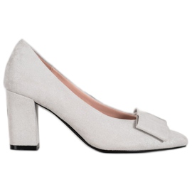 W. Potocki Pompe Glitter Cu Arc gri W. Potocki Pompe Glitter Cu Arc gri