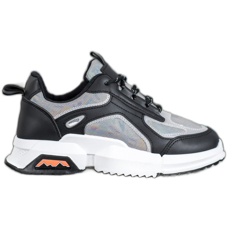 SHELOVET Adidași sport pe platformă negru multicolor