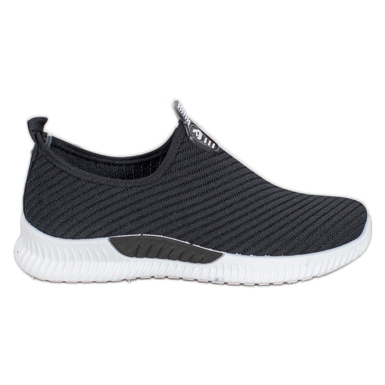 SHELOVET Pantofi sport de alunecare negru