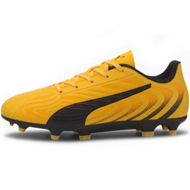 Ghete de fotbal Puma One 20.4 Fg Ag Jr 105840 01 galben Ghete de fotbal Puma One 20.4 Fg Ag Jr 105840 01 galben