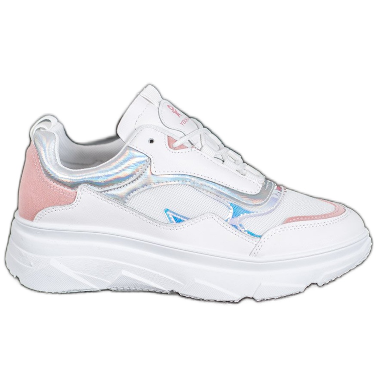 SHELOVET Adidași albi la modă multicolor