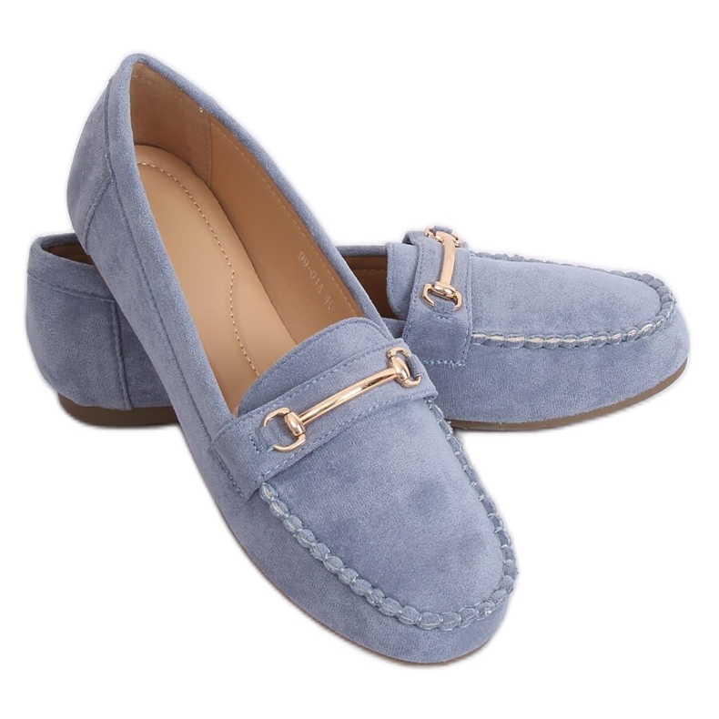 Mocasini dama albastru 99-01A Albastru