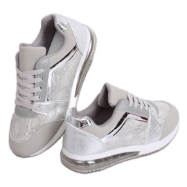 Pantofi sport pentru femei argintii BL206 Calitatea Silver II gri Pantofi sport pentru femei argintii BL206 Calitatea Silver II gri