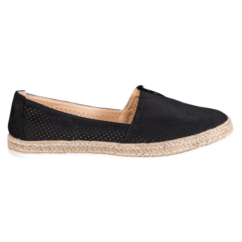 SHELOVET Sliponi casual negru