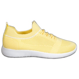 SHELOVET Pantofi sport galbeni SHELOVET Pantofi sport galbeni
