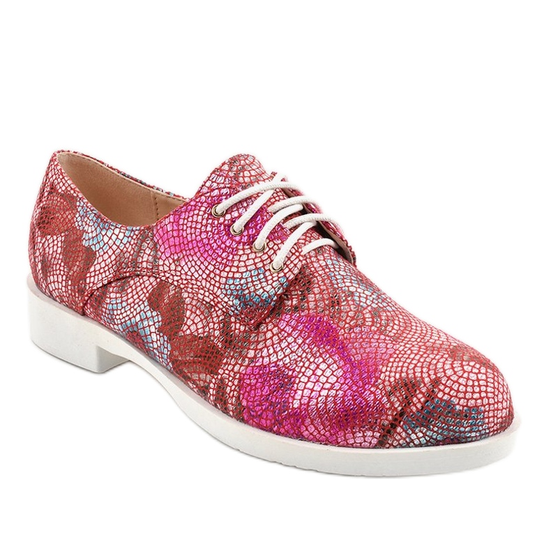 Pantofi clasici de jazz cu flori roșii ZG629-2 roșu multicolor Pantofi clasici de jazz cu flori roșii ZG629-2 roșu multicolor