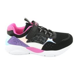 Pantofi sport la modă American Club ES07 negru violet roz gri Pantofi sport la modă American Club ES07 negru violet roz gri