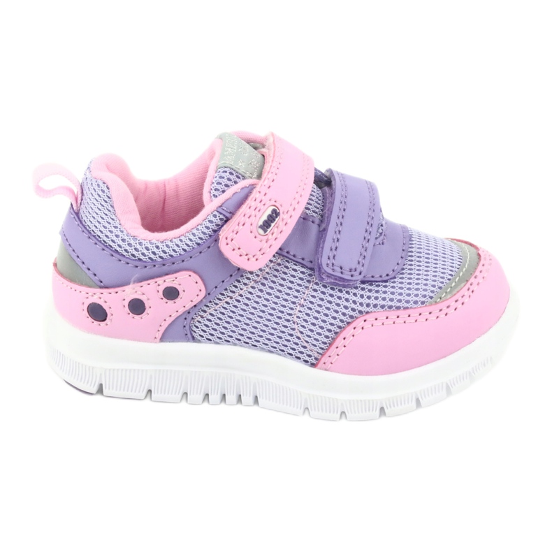 American Club ES23 doi pantofi sport velcro violet roz American Club ES23 doi pantofi sport velcro violet roz