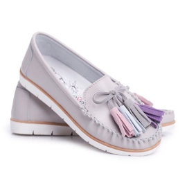 EVE Mocasini dama gri 20PB32-1833