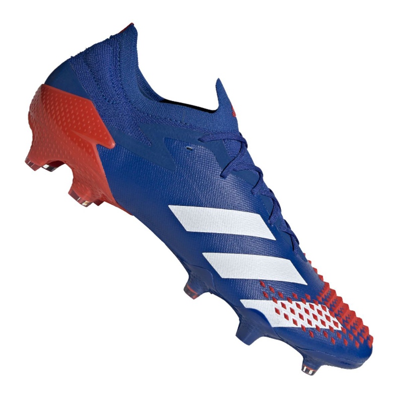 Ghete de fotbal Adidas Predator 20.1 Low Fg M FV3549 multicolor albastru Ghete de fotbal Adidas Predator 20.1 Low Fg M FV3549 multicolor albastru