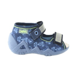 Pantofi pentru copii Befado galbeni 350P011 albastru marin albastru