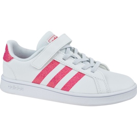 Pantofi Adidas Grand Court K Jr EG3811 alb