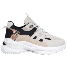 Weide Adidași la modă Love maro negru multicolor Weide Adidași la modă Love maro negru multicolor