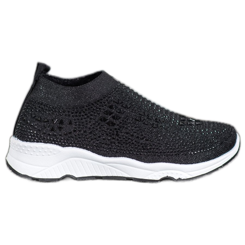 SUPER COOL Pantofi negri cu cristale negru