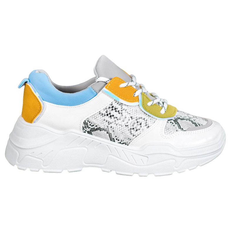 SHELOVET Adidași la modă alb multicolor