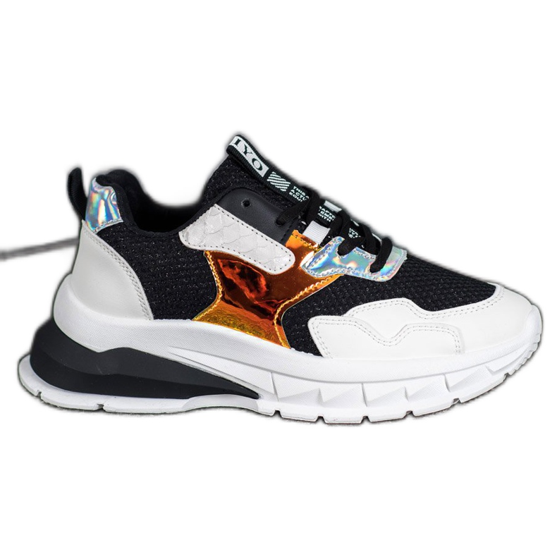 SHELOVET Adidași cu plasă alb negru