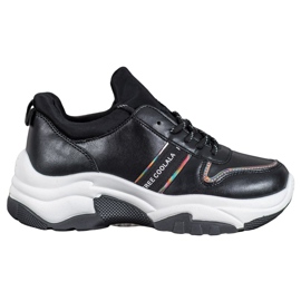 SHELOVET Pantofi sport negri negru SHELOVET Pantofi sport negri negru