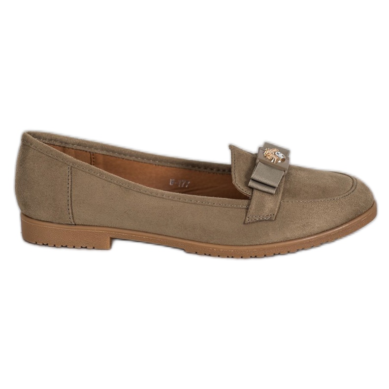 Miss Laura Domnii cu arc decorativ kaki verde