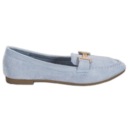 Bestelle Mocasini eleganți de culoare albastră albastru Bestelle Mocasini eleganți de culoare albastră albastru