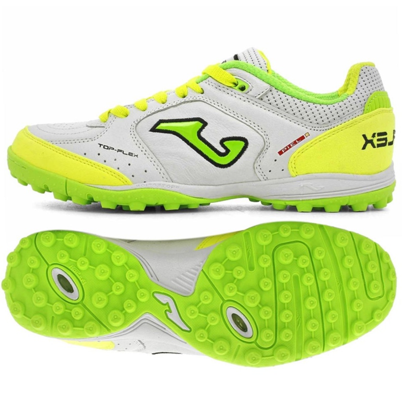Ghete de fotbal Joma Top Flex 920 Tf M TOPW.920.TF galben, alb, verde galben