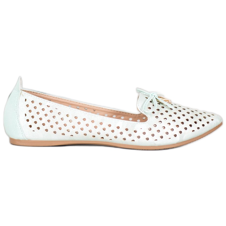 Ballerina ajurată în Spitz VINCEZA verde Ballerina ajurată în Spitz VINCEZA verde