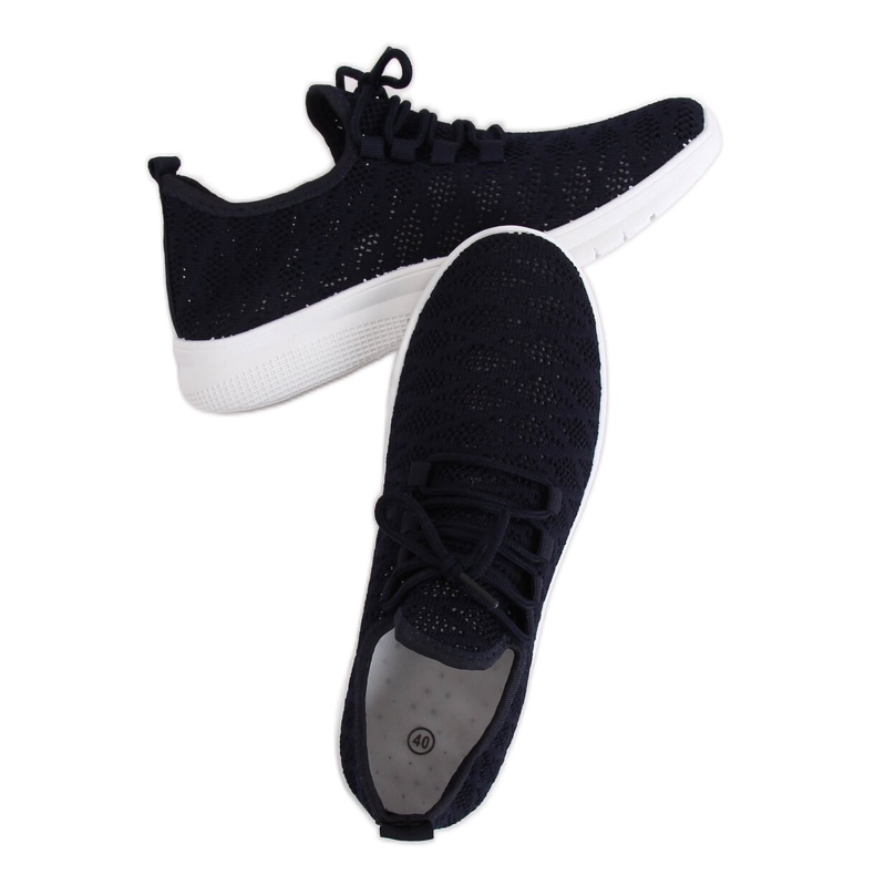 BB76 Pantofi sport bleumarin bleumarin albastru marin galben