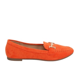 Mocasini dama portocalii 99-13A Portocaliu portocale