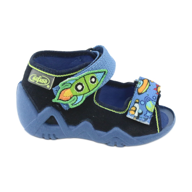 Papuci copii Befado 250P091 bleumarin albastru