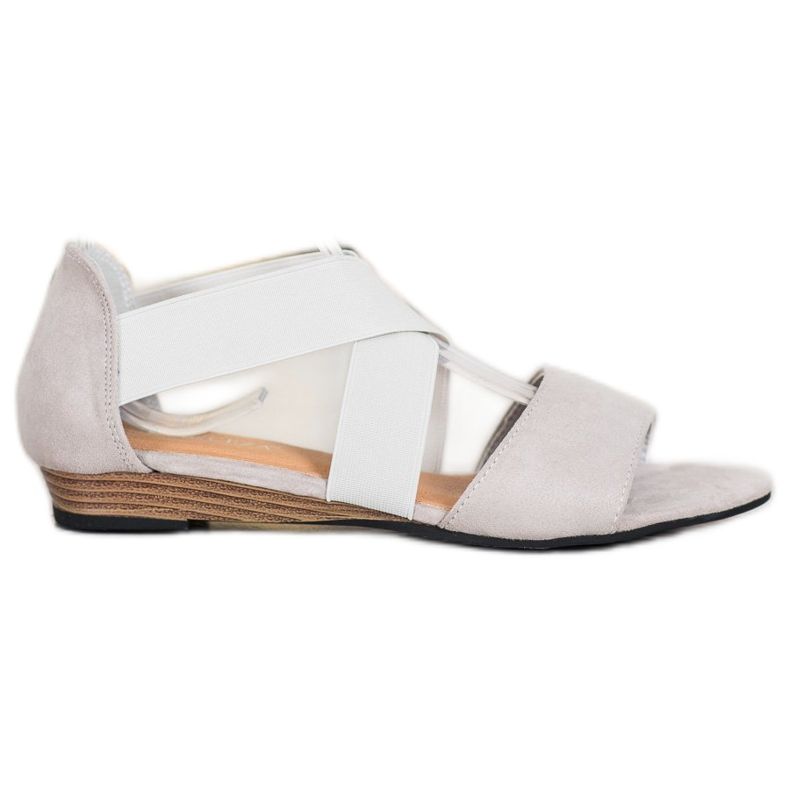 Sandale VINCEZA Slip On gri