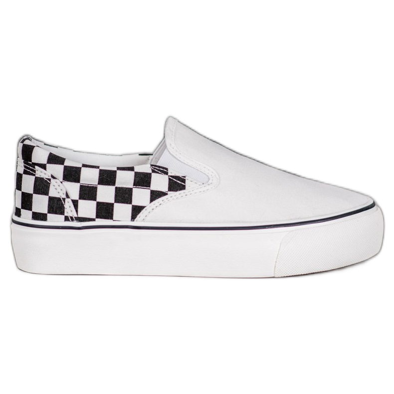 SHELOVET Sliponii albi pe platformă