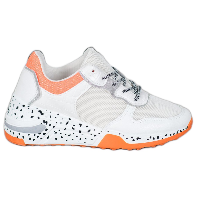 SHELOVET Adidași cu plasă alb