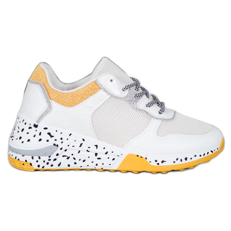 SHELOVET Adidași cu plasă alb