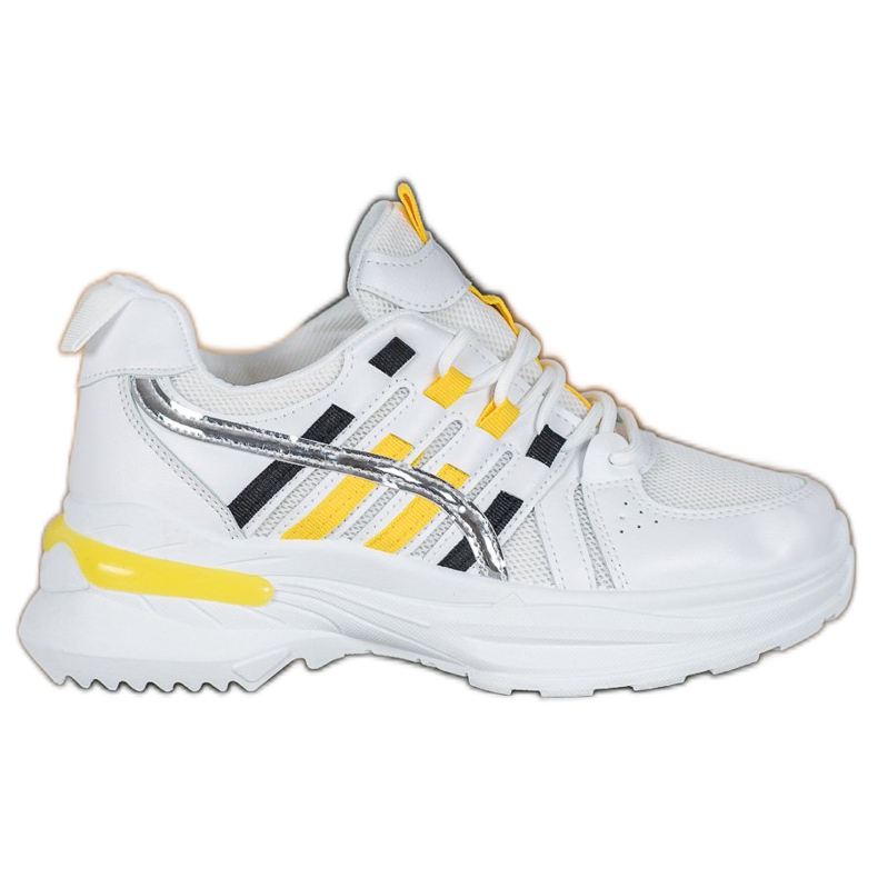 SHELOVET Pantofi sport la modă pe platformă alb