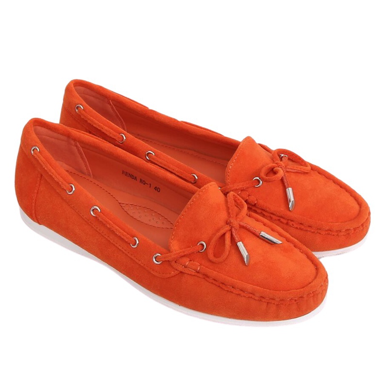 Mocasini dama portocalii RQ-1 Orange portocale
