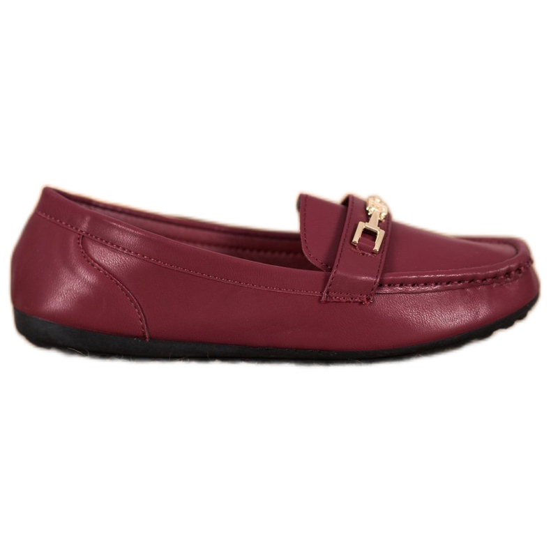 Fama Mocasini eleganți bordeaux roșu multicolor Fama Mocasini eleganți bordeaux roșu multicolor