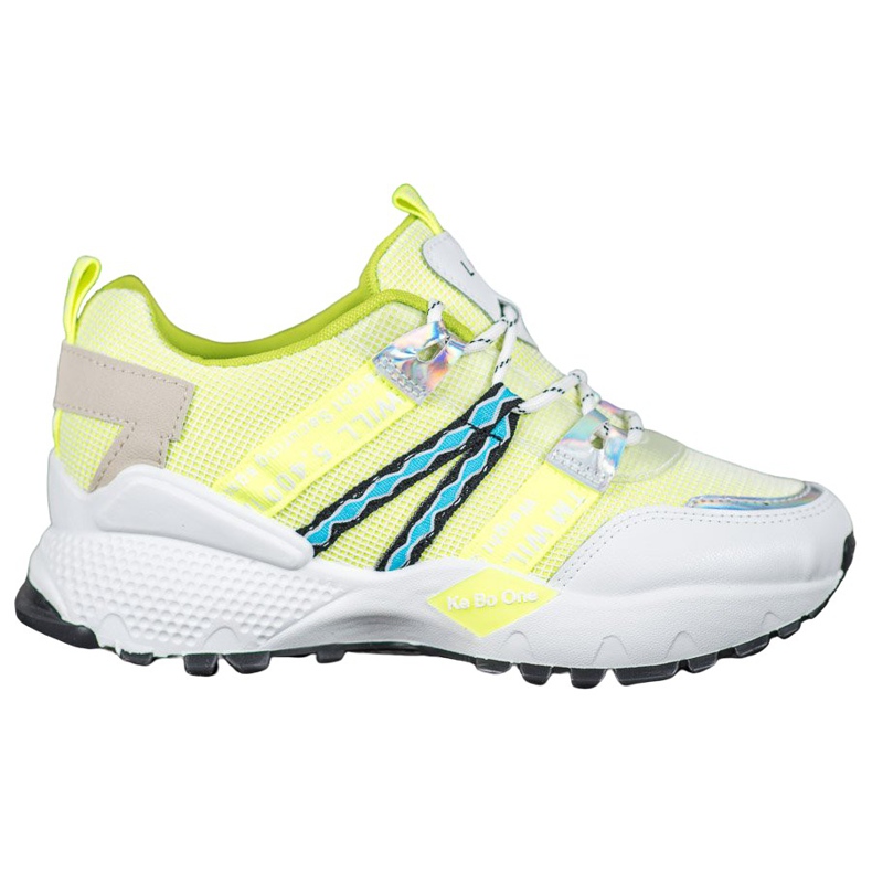 Bona Adidași Love Mesh alb multicolor verde Bona Adidași Love Mesh alb multicolor verde