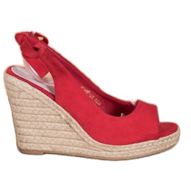Goodin Sandale Espadrilles Legate roșu