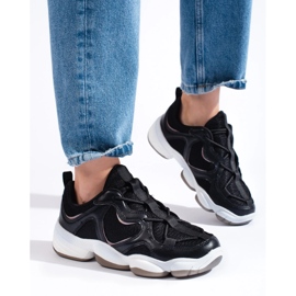 Kylie Adidași negri cu stil negru Kylie Adidași negri cu stil negru
