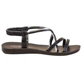 Sandale Slip-On VINCEZA negru