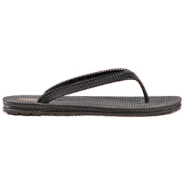 Flip-flops VINCEZA împletite negru