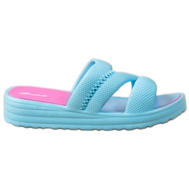 Bona Papuci albastri confortabili albastru Bona Papuci albastri confortabili albastru