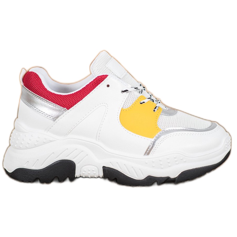 SHELOVET Adidași dantelați la modă alb SHELOVET Adidași dantelați la modă alb