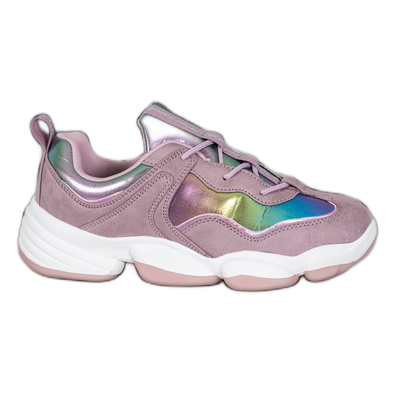 Kylie Pantofi sport cu stil violet multicolor Kylie Pantofi sport cu stil violet multicolor