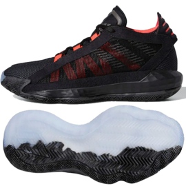 Pantofi Adidas Jr Dame 6 J EH2791 multicolor negru