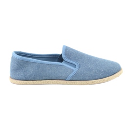 Wishot Espadrile de dama cu sclipici 32-187 albastru Wishot Espadrile de dama cu sclipici 32-187 albastru