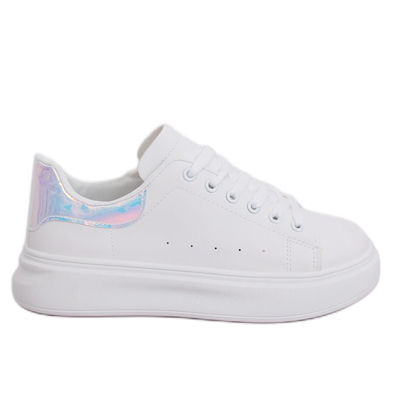 Adidași holografici de damă albi A88-63 Silver