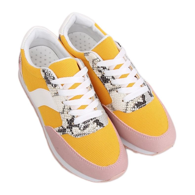 Încălțăminte sport de damă BL203 Galben multicolor