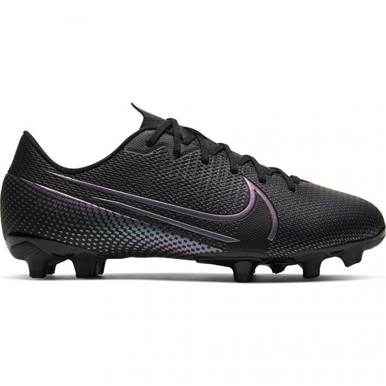Pantofi de fotbal Nike Mercurial Vapor 13 Academy FG / MG Jr AT8123 010 gri negru Pantofi de fotbal Nike Mercurial Vapor 13 Academy FG / MG Jr AT8123 010 gri negru