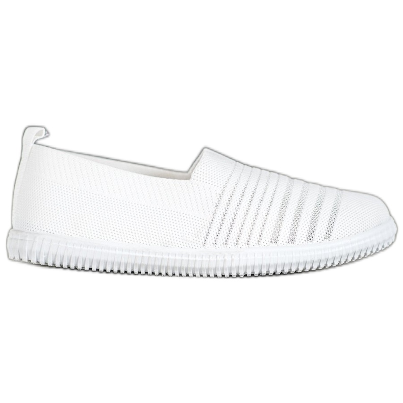 SHELOVET Airy Slipons alb