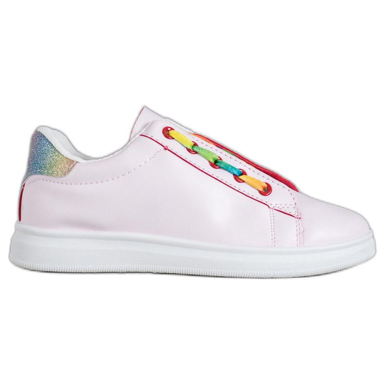 SHELOVET Pantofi sport la modă roz multicolor